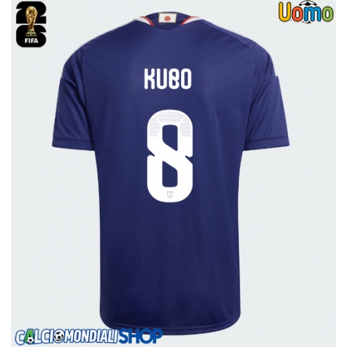 Maglie da calcio Giappone Takefusa Kubo #8 Prima Maglia Mondiali 2026  Manica Corta